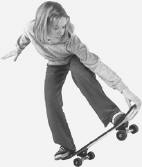 girl skateboarding